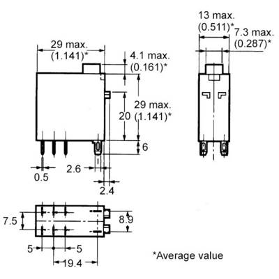 Omron G2R-2-SNI 12 VDC Plug-in relay 12 V DC 5 A 2 change-overs 1 pc(s)-2