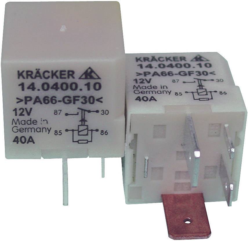 Kraecker 14.0400.10 Automotive relay 12 V DC 40 A 1 maker