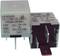 'Two electrical relays with imprint: KRÄCKER, 12V, 50A. One relay shows pins, the other the printed specifications.'