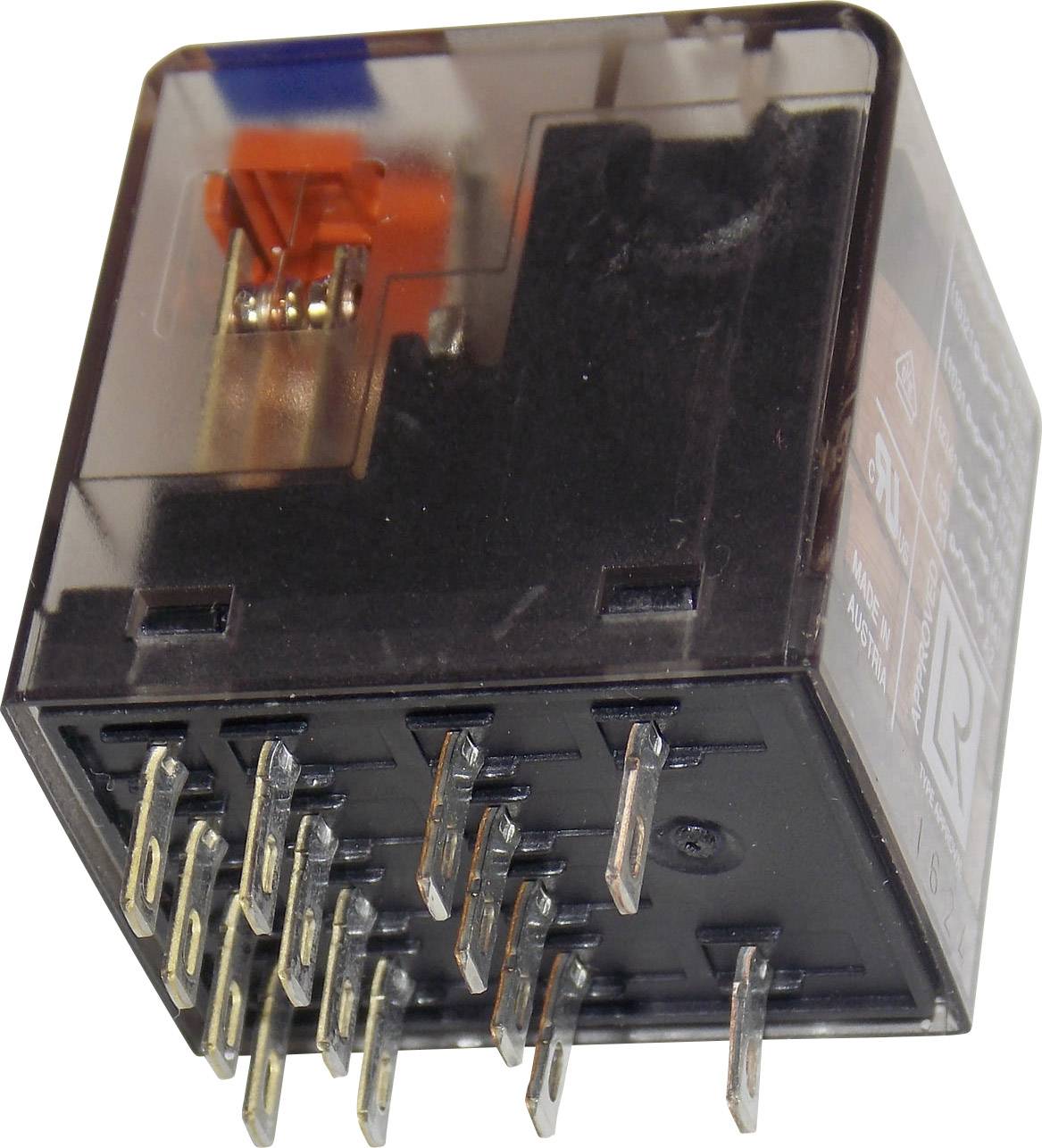 TE Connectivity PT570012 Mini relay 12 V DC 6 A 4 changeovers 1 pc(s