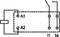 A diagram of an electrical circuit with a relay. Contacts A1 and A2 are connected to a switch, showing current flow paths.