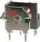 An electromagnetic relay with the inscription 'FRA2C-2 DC 24V', red dot marking, suitable for electronic circuits.