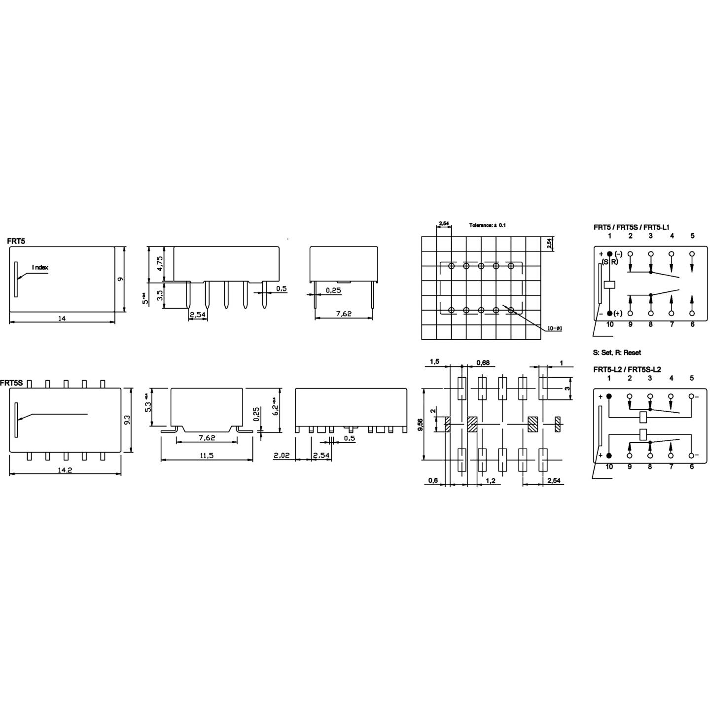 Buy FiC FRT5-DC12V PCB relay 12 V DC 1 A 2 change-overs 1 pc(s ...