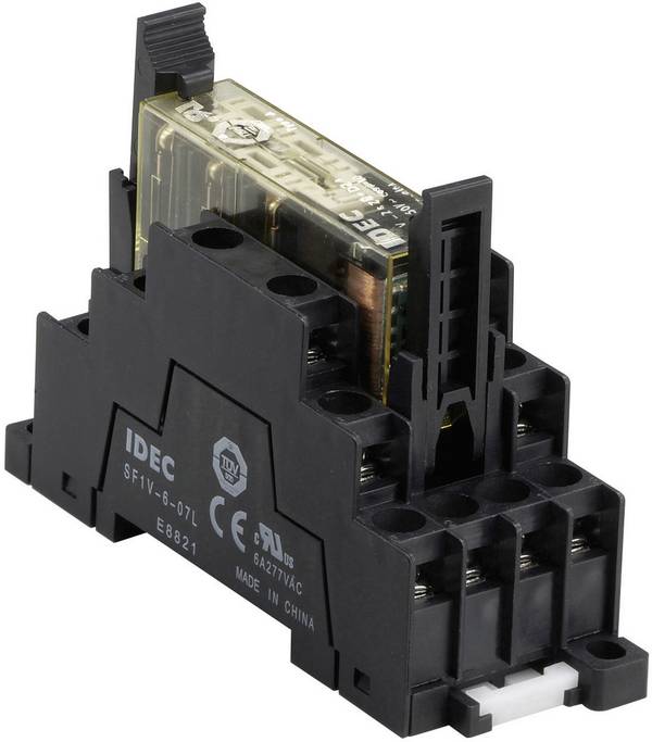 Idec SF1V-6-07L Relay socket  Compatible with series: Idec RF1V series  (L x W x H) 75 x 29.8 x 58.9 mm  1 pc(s)