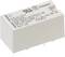 Rectangular electrical relay with 'DE1-12V' label on the top surface, suitable for 250V/10A, VDE-certified, white housing.