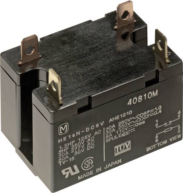 Panasonic HE1AN240AC PCB relay 240 V AC 30 A 1 maker 1 pc(s)