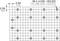 'Representation of a grid mesh with 18 holes, spacing 2.54 x 2.54 mm, hole diameter 1.4 mm. Technical drawing of drilling hole patterns.'