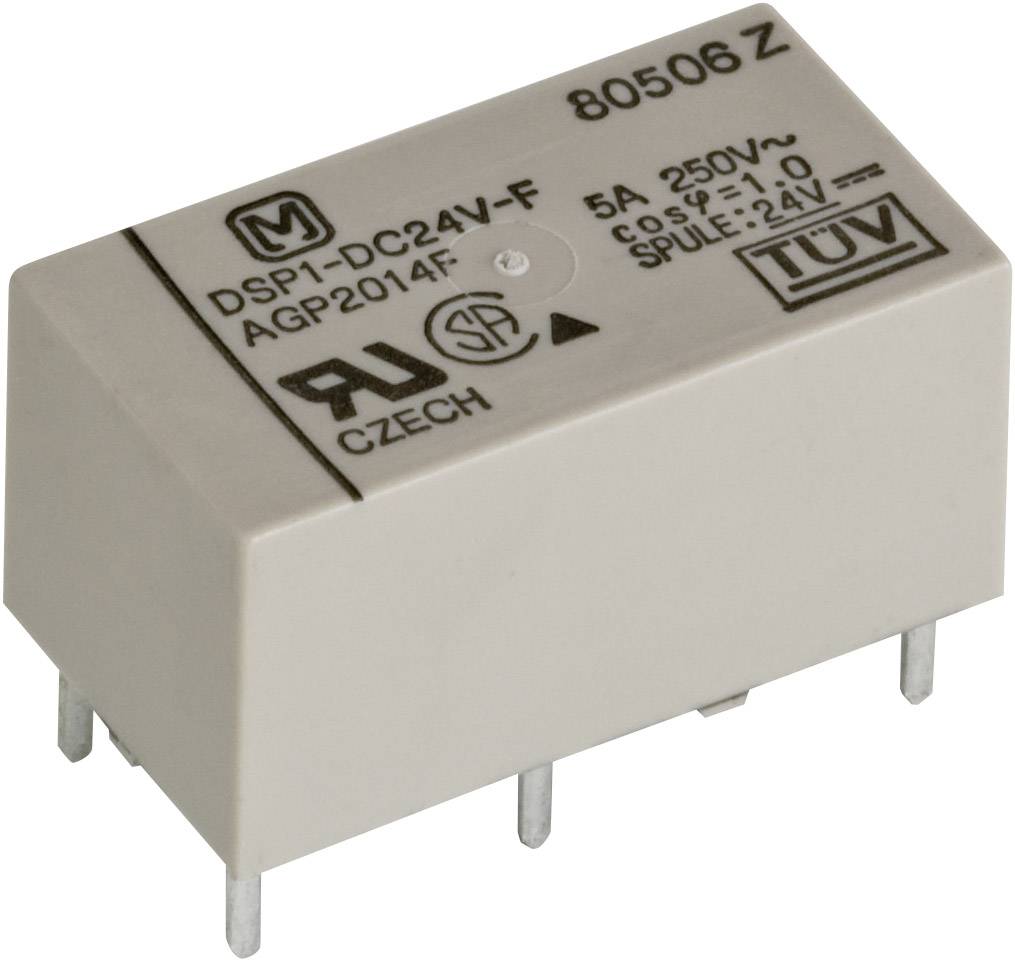 Panasonic DSP2A12 PCB relay 12 V DC 5 A 2 makers 1 pc(s)