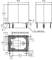 Technical drawing of an electrical component with dimensions in millimetres. Top: Front and side view. Bottom: Top view.