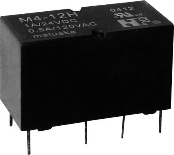 M4-05H PCB relay 5 V DC 1 A 2 change-overs 1 pc(s)
