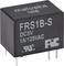 'Maluska FRS1B-S DC5V 1A/125VAC' relay with four metal pins and UL certification logo on a black housing.