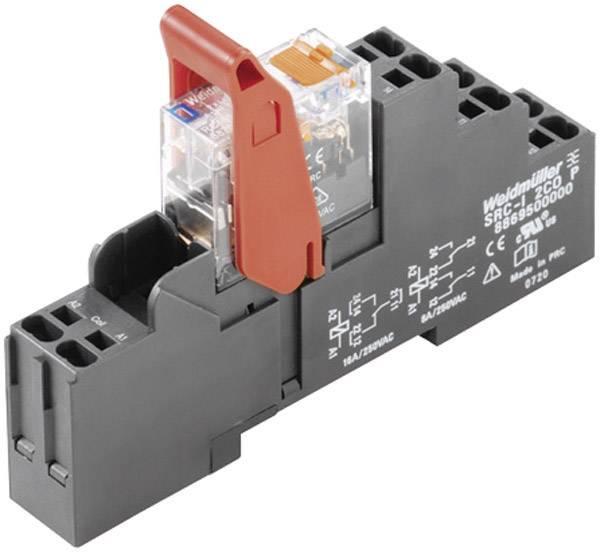 Weidmueller RCIKITP 24VDC 2CO LD/PB Relay component Nominal voltage: 24 V DC Switching current (max.): 8 A 2 change-overs 1 pc(s)