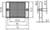 Technical Drawing of a Rectangular Bracket with Dimensions: Width 72 mm, Height 51.5 mm, Depth 8.7 mm. Various diameters indicated.