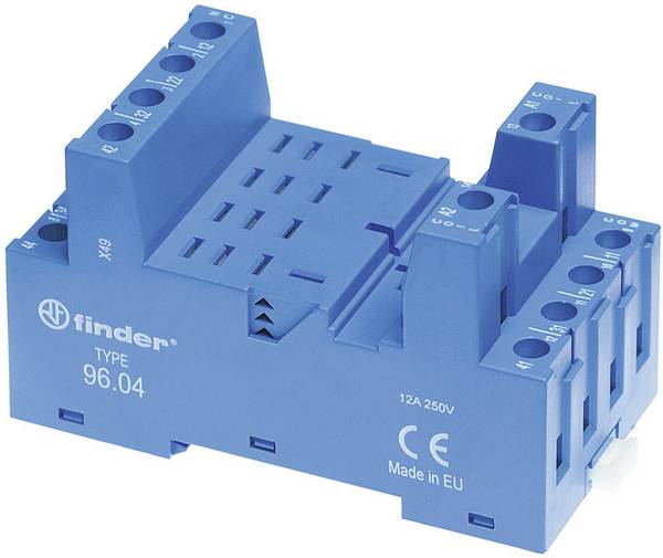 Finder 96.04 Relay socket + plug-in module Compatible with series: Finder 56 series Piece 1 pc(s)