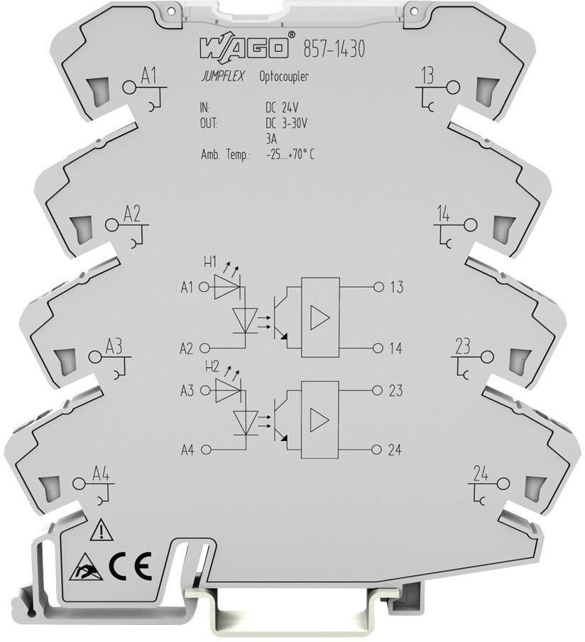 WAGO Optocoupler 857-1494 Switching voltage (max.): 60 V DC 1 pc(s)