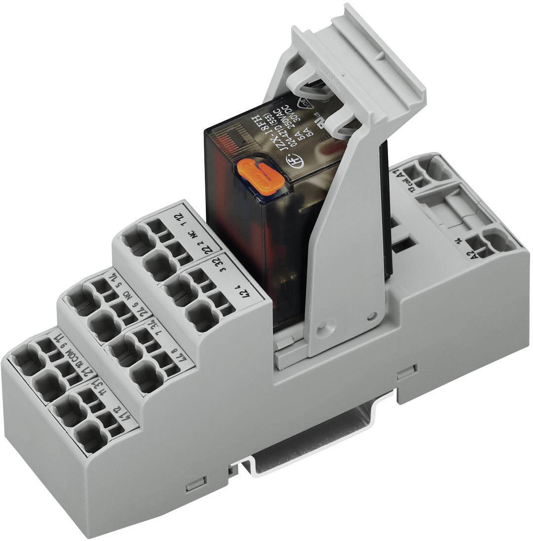 WAGO 858-518 Relay component Nominal voltage: 230 V AC Switching current (max.): 5 A 4 change-overs 1 pc(s)