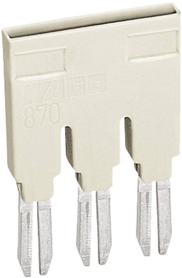 Jumper 859-408  Number of pins: 8  Light grey 1 pc(s) WAGO 859-408