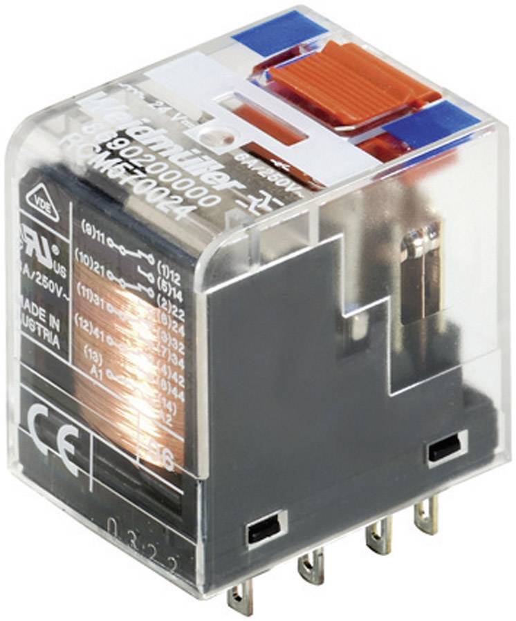 Weidmueller RCM570615 Plug-in relay 115 V AC 6 A 4 change-overs 1 pc(s)