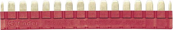Jumper 093.16.1 250 V AC Number of pins: 16  Red 1 pc(s) Finder 093.16.1 Piece