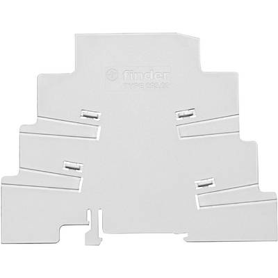 A white plastic enclosure with the print 'Finder TYPE 093.60', presumably part of an electrical device or mounting bracket.