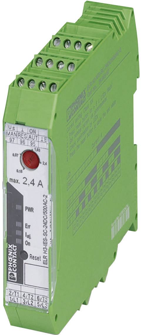 Phoenix Contact ELR H3-IES-SC- 24DC/500AC-2 Magnetic starter 24 V DC 2.4 A 1 pc(s)
