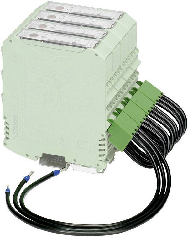 Jumper bridge 2900754  Number of pins: 10  Green, Black 1 pc(s) Phoenix Contact BRIDGE-10 Piece