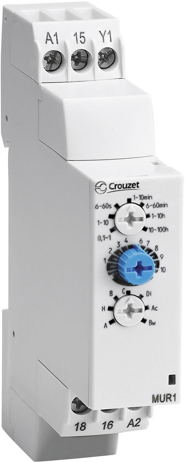 Crouzet 88827103 MUR3 TDR Multifunction 1 pc(s) Time range: 0.1 s - 100 h 1 change-over