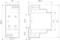 Drawing of an electrical relay with dimensions: height 88.8 mm, width 35 mm, depth 60.8 mm. Side views are shown.