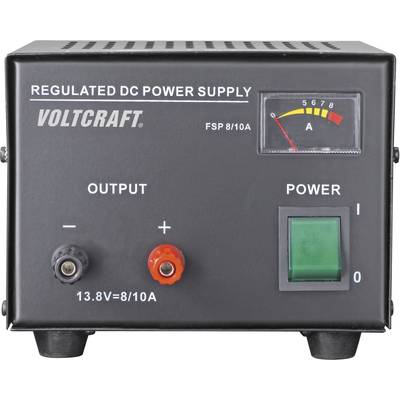 VOLTCRAFT FSP-1138 Bench PSU (fixed voltage)  13.8 V DC 8 A 110 W   No. of outputs 1 x