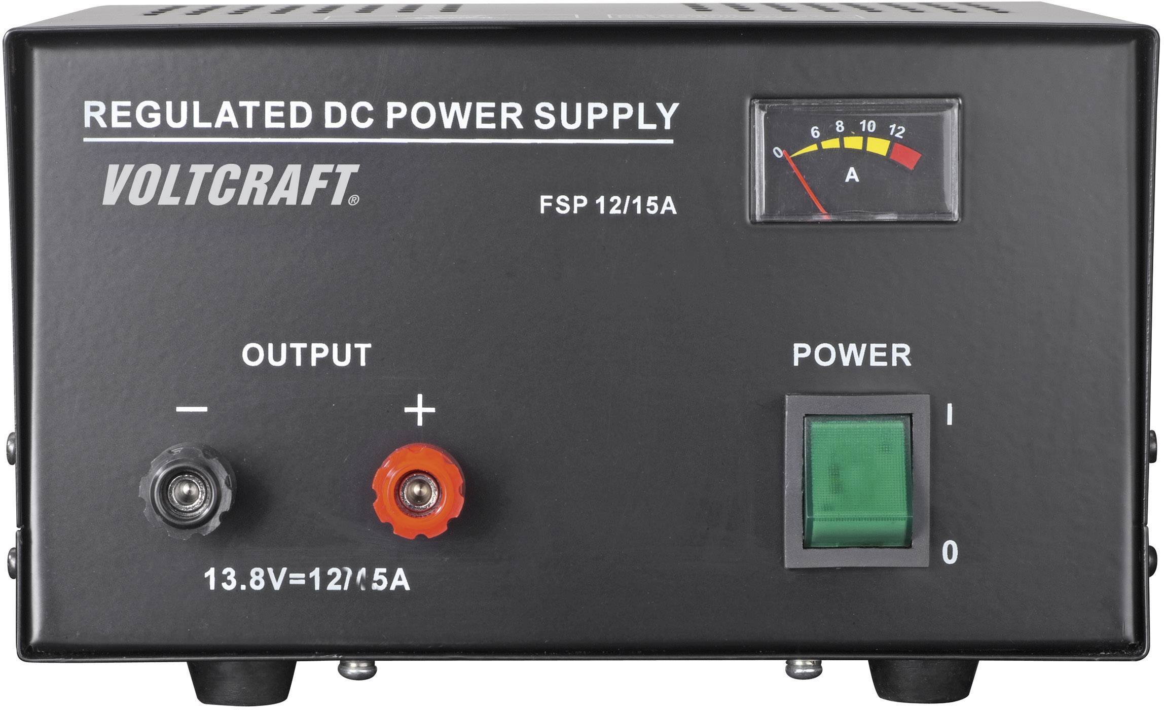 VOLTCRAFT FSP-11312 Bench PSU (fixed voltage) 13.8 V DC 12 A 165 W No. of outputs 1 x
