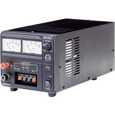VOLTCRAFT EP-925 Bench PSU (adjustable voltage)  3 - 15 V DC 2 - 25 A 375 W   No. of outputs 1 x