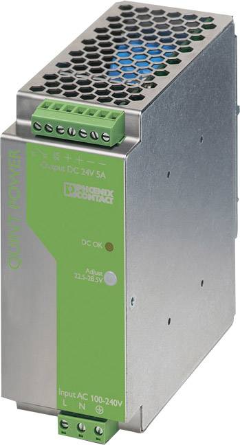 Phoenix Contact QUINT-PS-100-240AC/24DC/5 Rail mounted PSU (DIN) 24 V DC 5 A 120 W 1 x