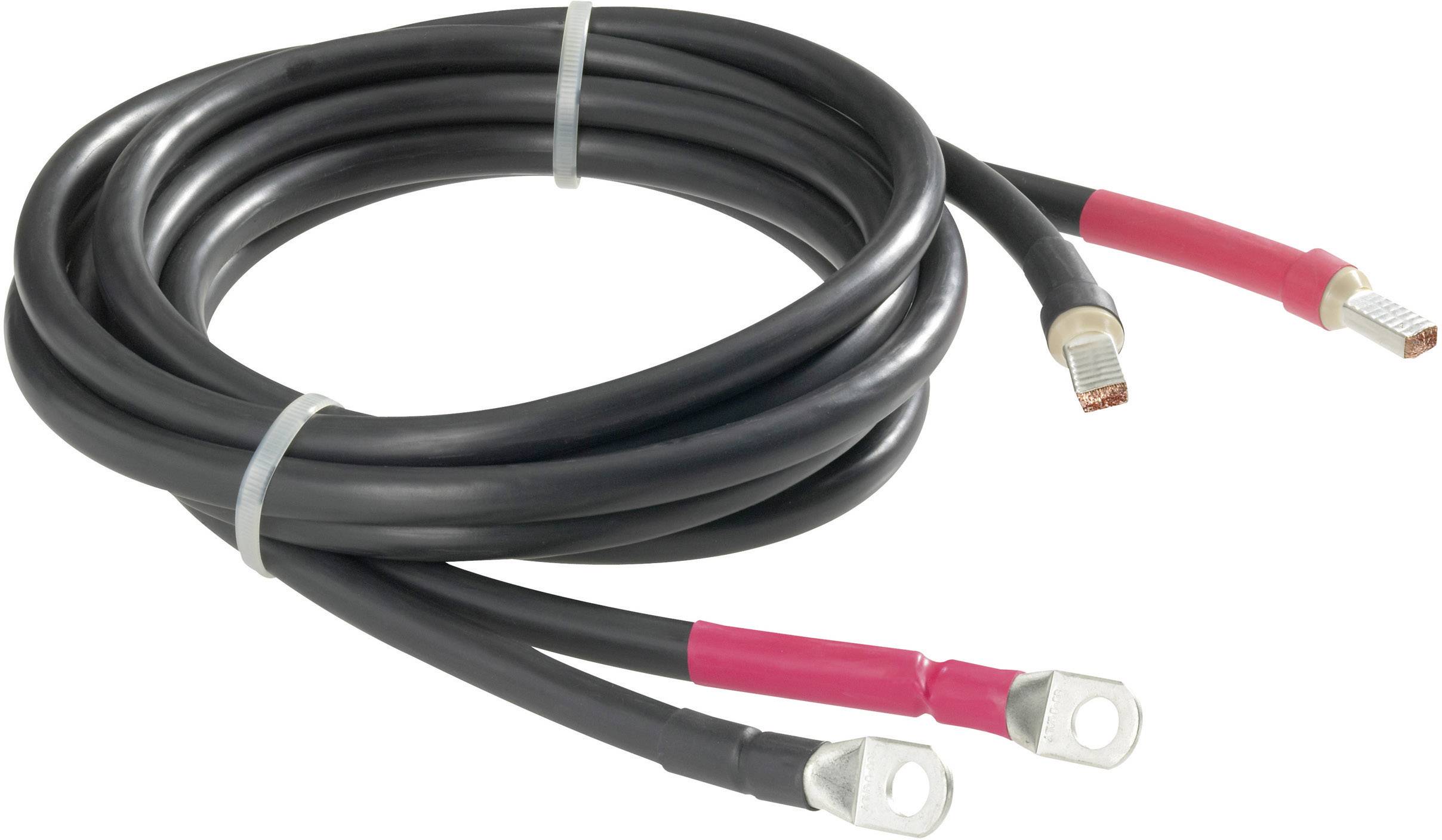 VOLTCRAFT Cables 2.00 m 25 mm² 511214 Suitable for (inverters):Voltcraft SW-600 12V , Voltcraft SWD-1200/24