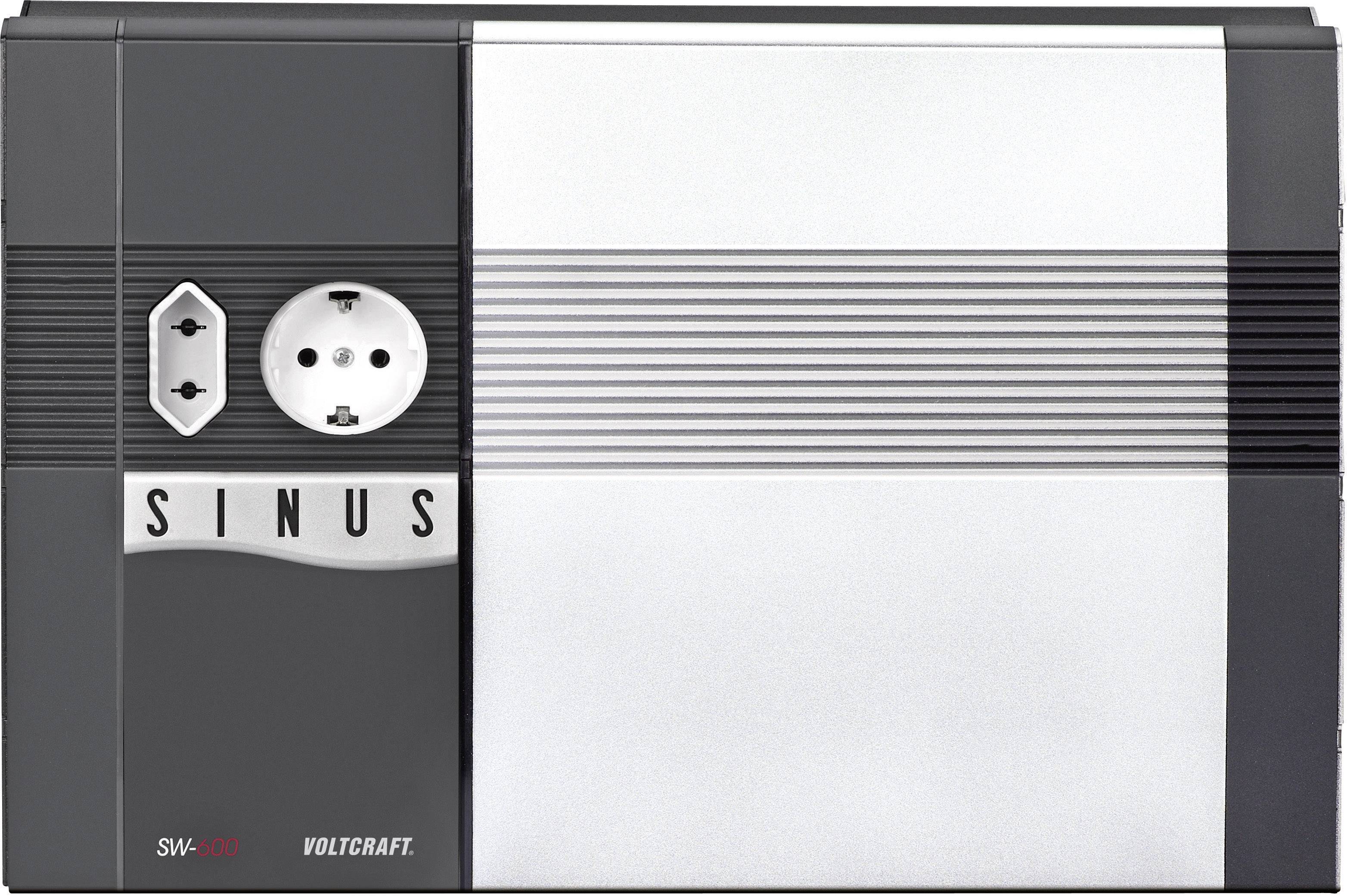 VOLTCRAFT Inverter SW-600 24V 600 W 24 V DC - 230 V AC Remote operation-1