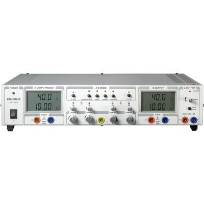 VOLTCRAFT VSP 2410 Bench PSU (adjustable voltage)  0.1 - 40 V DC 0 - 10 A 809 W   No. of outputs 3 x