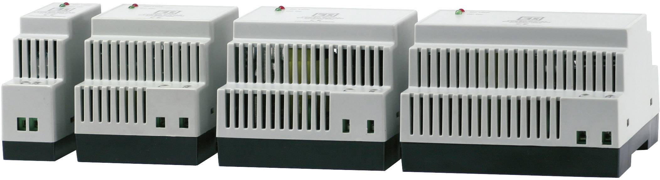 Four grey plastic enclosures in different sizes, presumably for electronic components, arranged side by side.