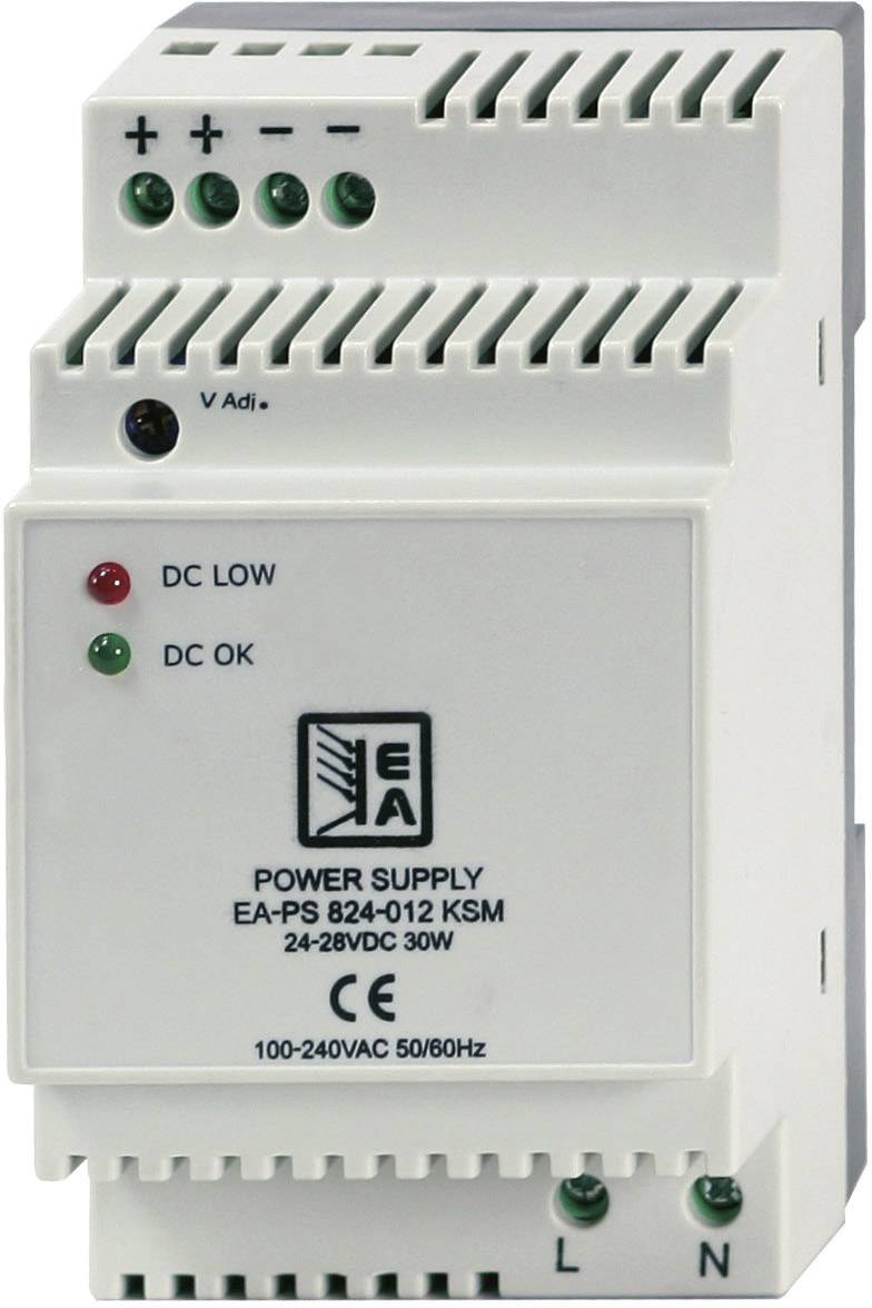 EA Elektro Automatik EA-PS 824-012 KSM Rail mounted PSU (DIN) 1.2 A 30 W No. of outputs:1 x Content 1 pc(s)