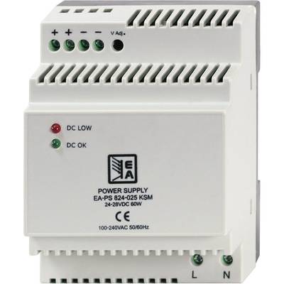   EA Elektro Automatik  EA-PS 824-025 KSM  Rail mounted PSU (DIN)      2.5 A  60 W  No. of outputs:1 x    Content 1 pc(s