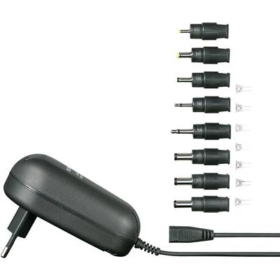 VOLTCRAFT SPS24-24W Mains PSU (adjustable voltage) 9 V DC, 12 V DC, 13.5 V DC, 15 V DC, 18 V DC, 20 V DC, 24 V DC 1000 m-0