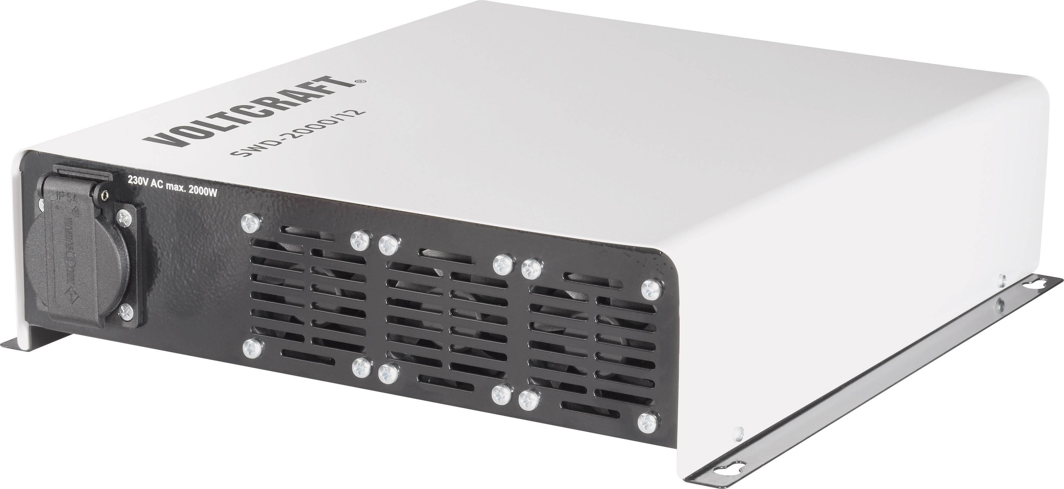 VOLTCRAFT Inverter SWD-2000/12 2000 W 12 V DC - 230 V AC Remote operation
