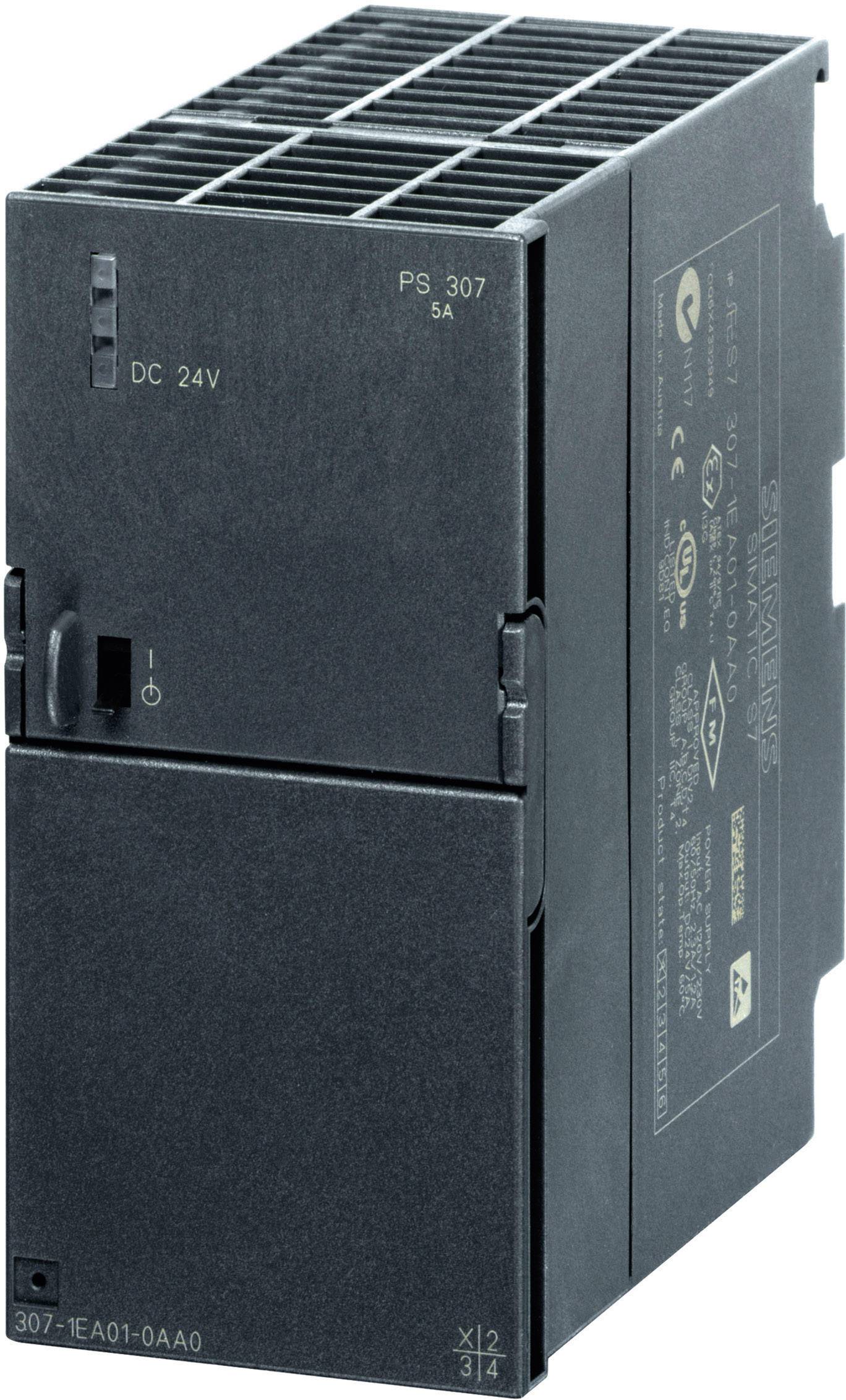 Siemens SIMATIC PS307 24 V/5 A Rail mounted PSU (DIN) 24 V DC 5 A 120 W 1 x