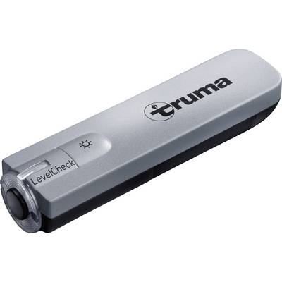 Truma LevelCheck Gas Level Indicator shows the fill level of liquid gas bottles. Compact, silver design with visible brand logo.
