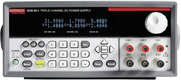Keithley 2230-30-1 Bench PSU (adjustable voltage) 0 - 30 0 - 1.5 A 120 W No. of outputs 3 x