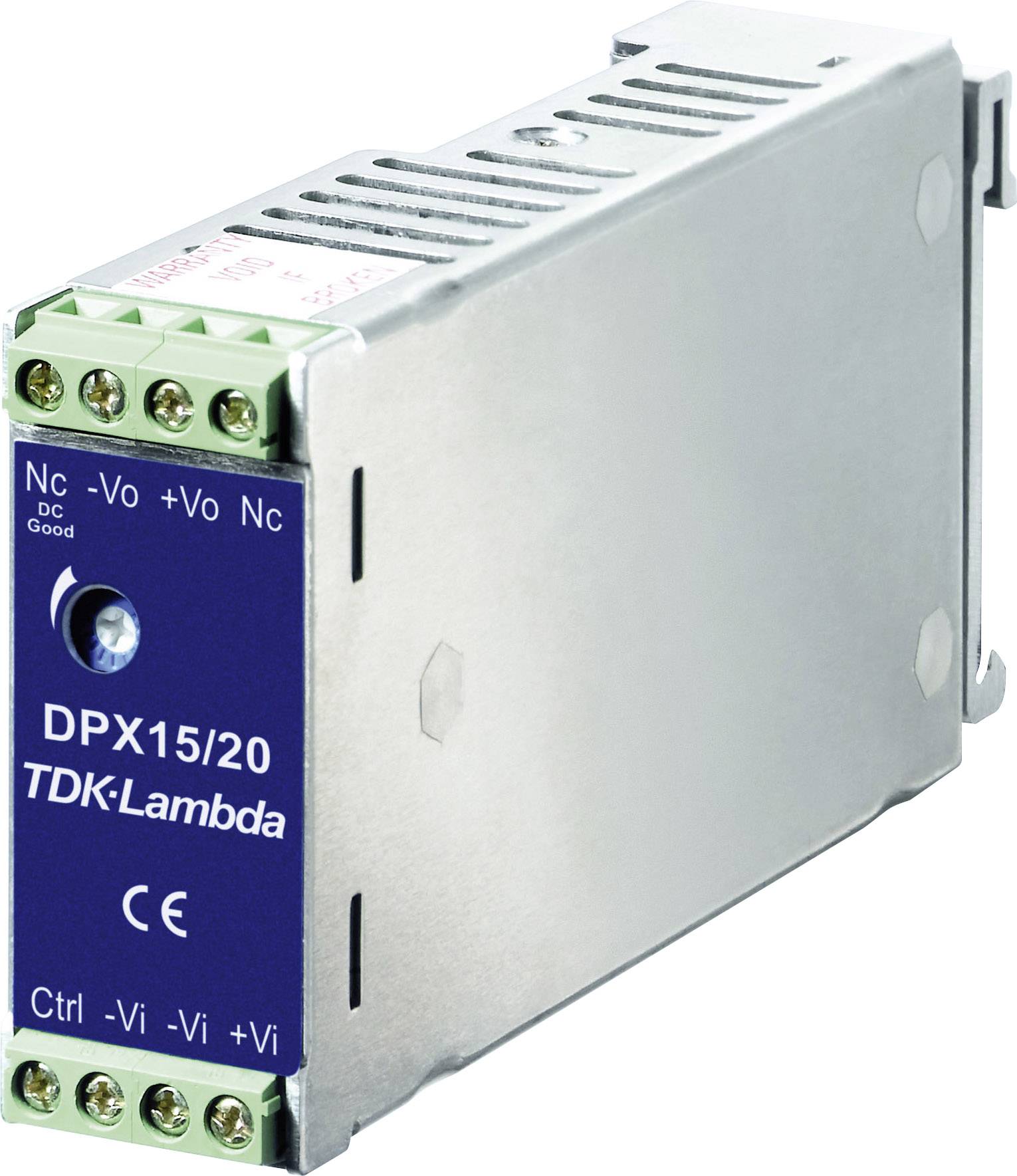 TDK-Lambda DPX-15-48WS-3P3 Rail mounted PSU (DIN) DC/DC 3.3 V DC 4.5 A 15 W 1 x