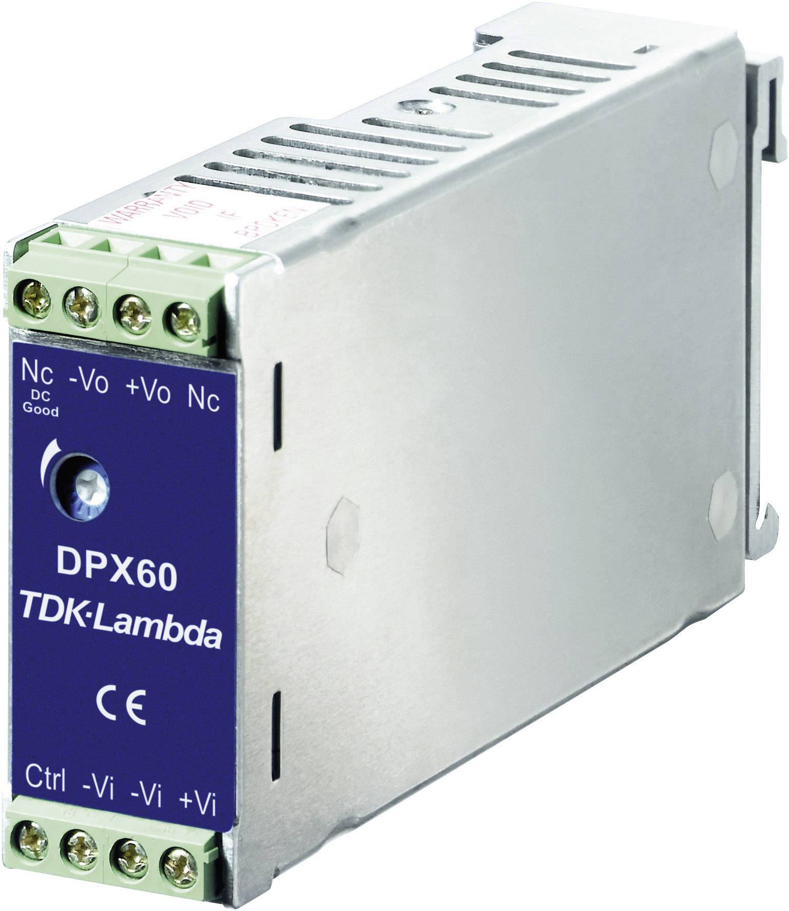 TDK-Lambda DPX-60-24S-15 Rail mounted PSU (DIN) DC/DC 15 V DC 4 A 60 W 1 x