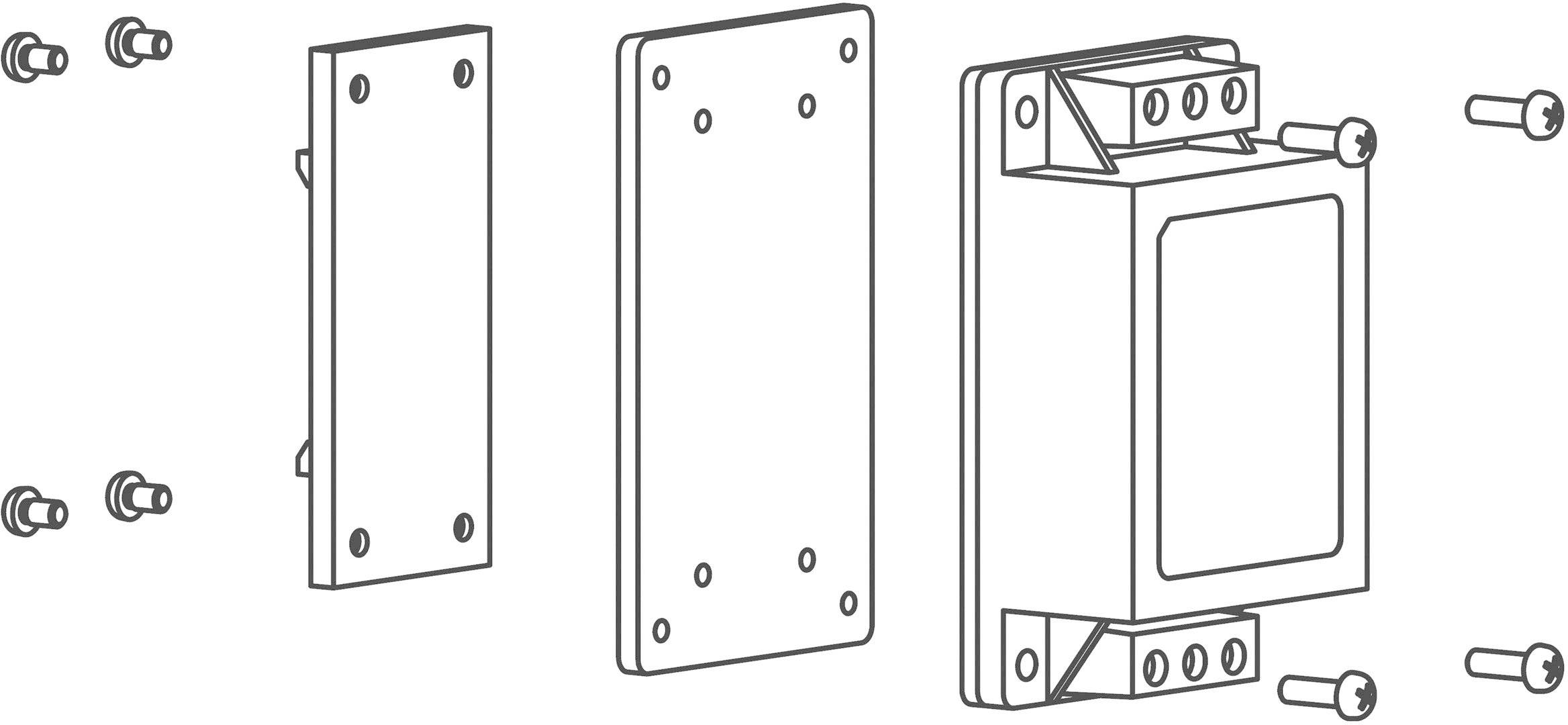 TracoPower TMP-MK1 DIN mount Compatible with TracoPower-0