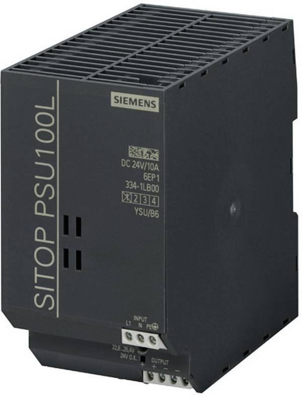 Siemens 6EP13341LB00 Rail mounted PSU (DIN) 24 V DC 10 A 240 W No. of outputs:1 x Content 1 pc(s)