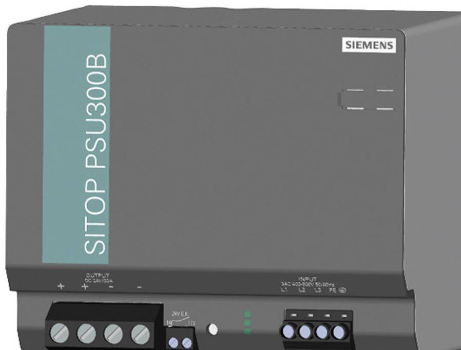 Siemens SITOP PSU300B 24 V/30 A Rail mounted PSU (DIN) 24 V DC 30 A 960 W 1 x