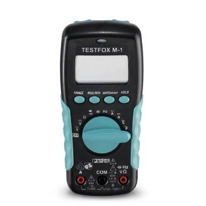 Phoenix Contact TESTFOX M-1 Handheld multimeter Digital CAT II 1000 V, CAT III 600 V Display (counts): 2000-1