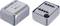 Two metal components bearing the inscription 'Neutrik AG 1:1 NTL 1', reveal internal electronic connectors and a curved metal cover.